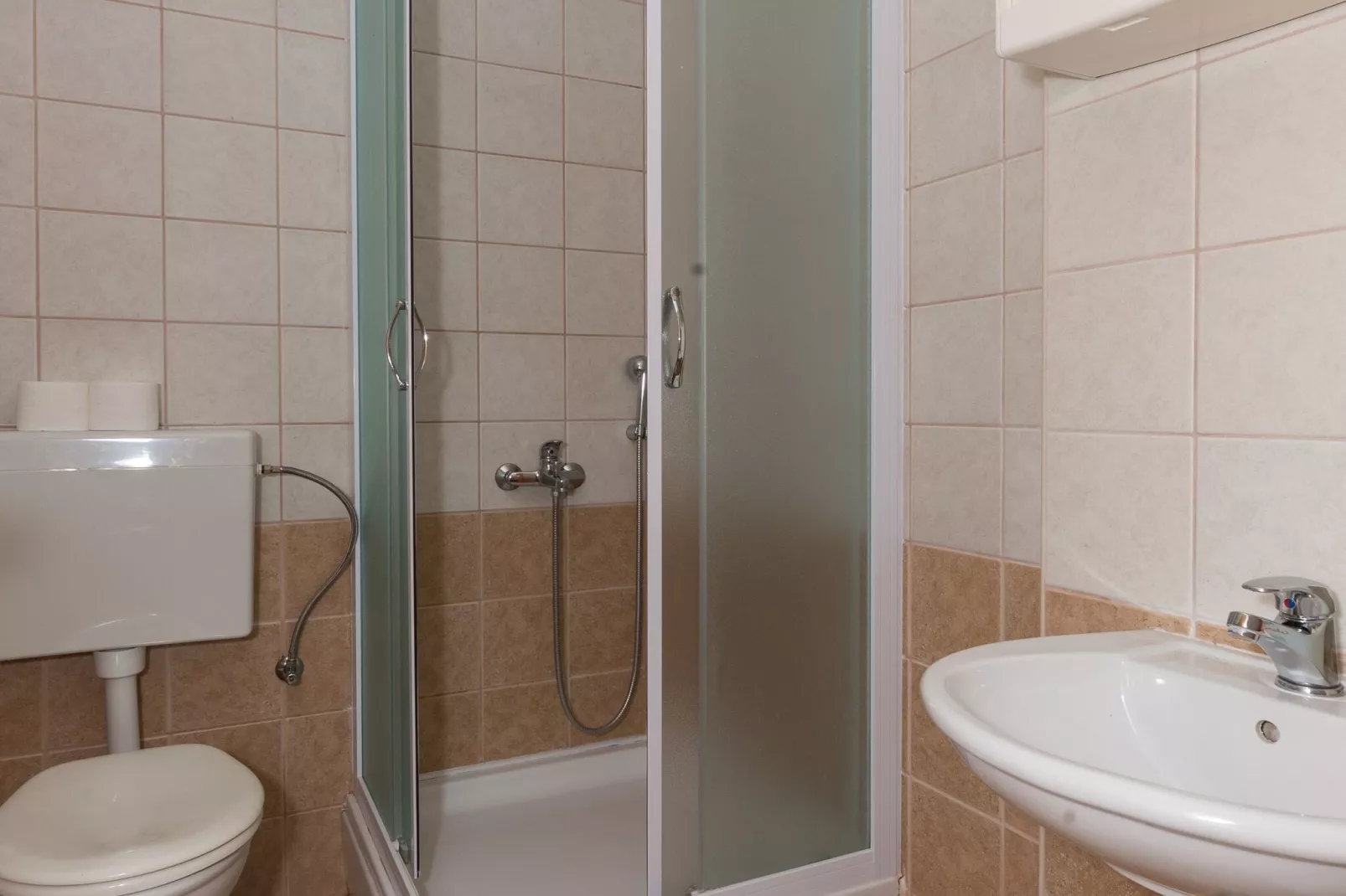 Villa Dubravka - Superior One Bedroom Apartment with Balcony and Sea View (Apartman 6)-Badkamer