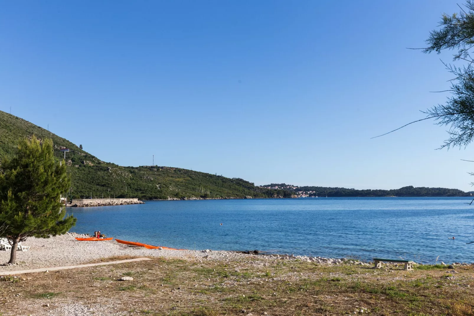Villa Dubravka - Superior One Bedroom Apartment with Balcony and Sea View (Apartman 6)-Uitzicht