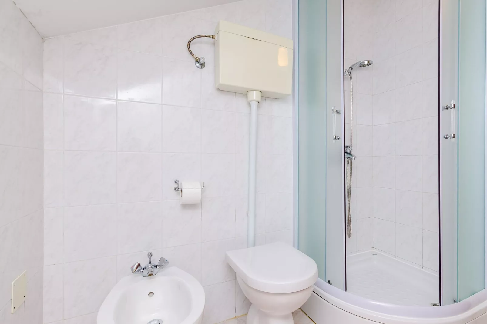 Apartments Mali Paradiso - Comfort Studio Apartment with Balcony and Pool View(A2)-Badkamer
