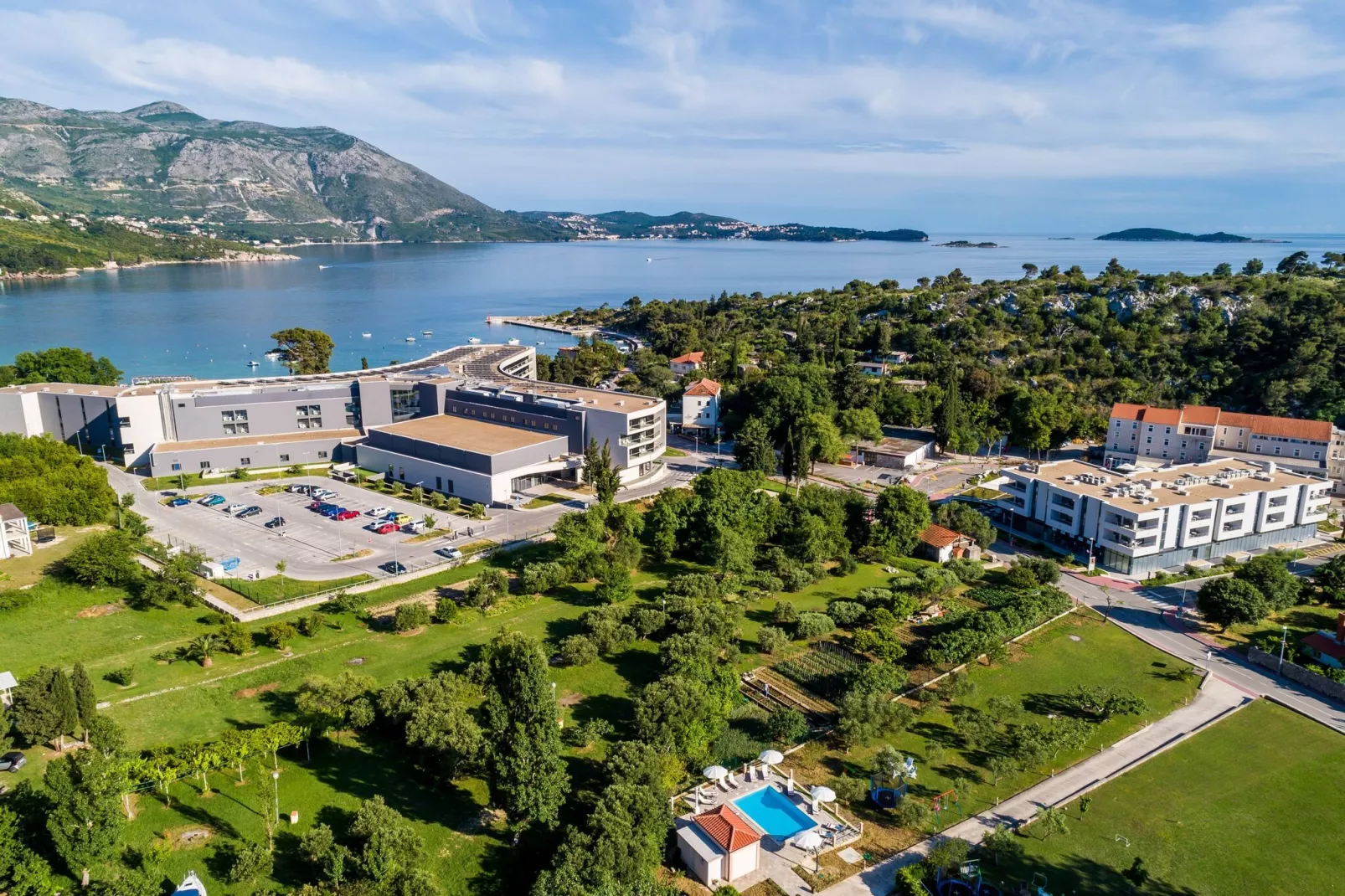 Apartments Mali Paradiso - Two Bedroom Apartment with Balcony and Pool View (A4)-Uitzicht