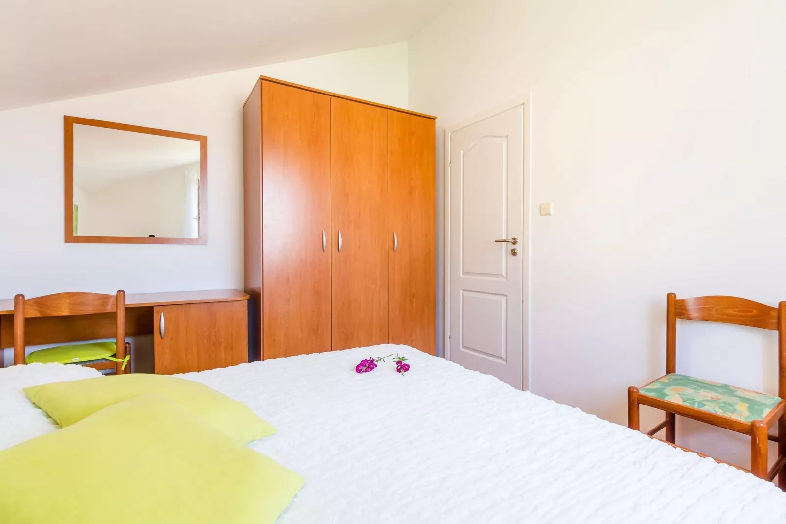 Villa Panorama Dubrovnik (A3) - Comfort One Bedroom Apartment with Balcony and sea View-Slaapkamer
