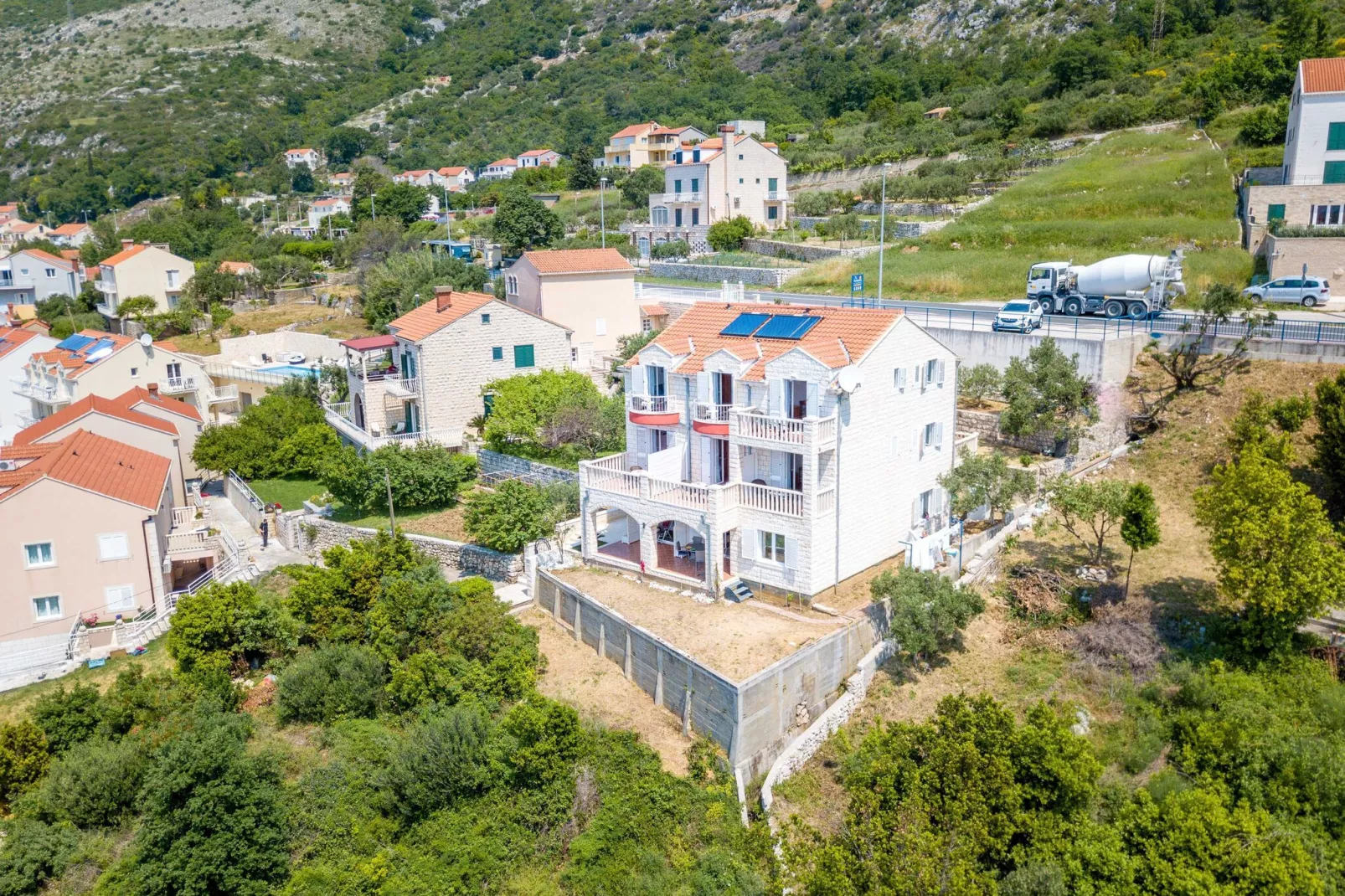 Villa Panorama Dubrovnik (S1) - Deluxe Double Room with Terrace and Sea View-Uitzicht