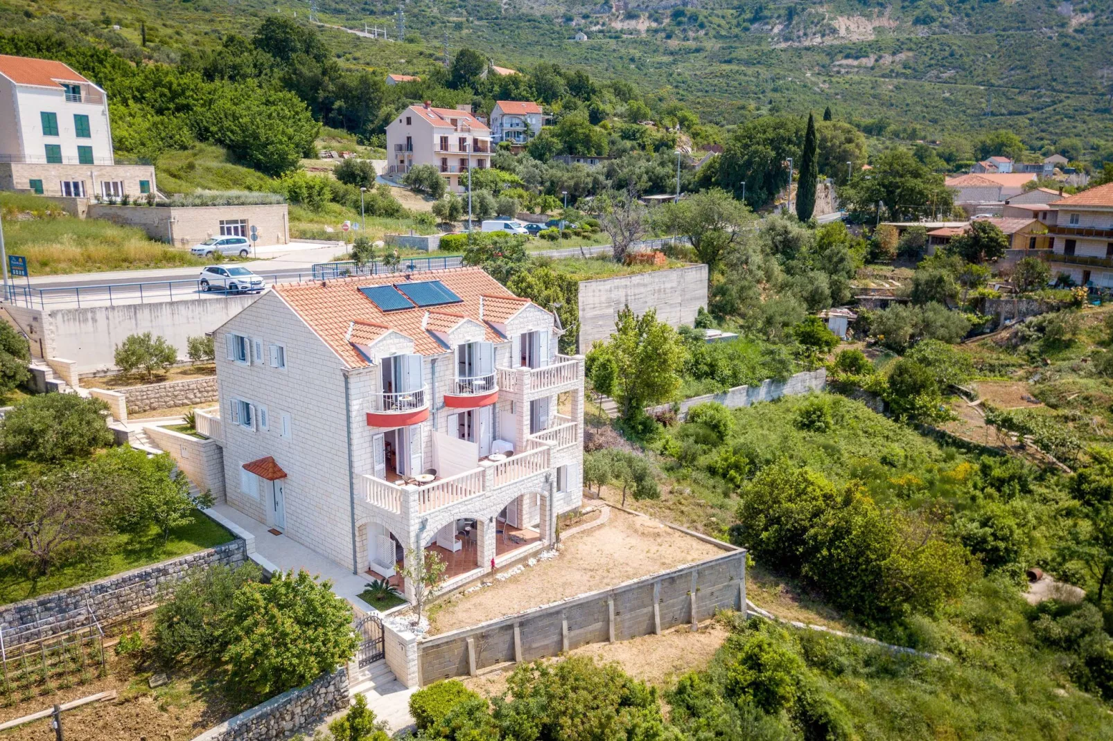 Villa Panorama Dubrovnik (S2) - Comfort Double Room with Balcony and Sea View-Buitenlucht