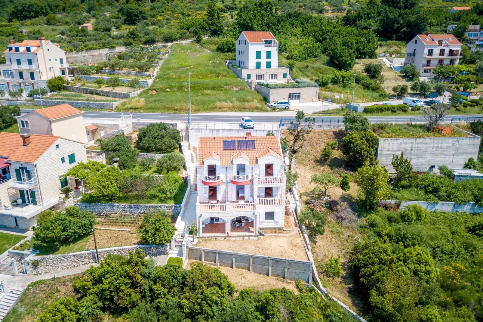 Villa Panorama Dubrovnik (S2) - Comfort Double Room with Balcony and Sea View-Buitenlucht