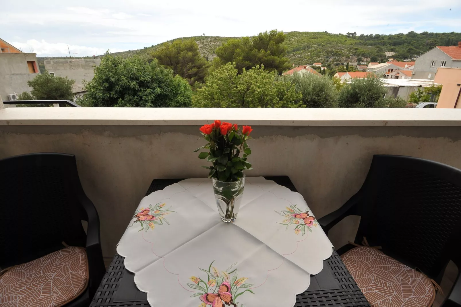 Apartments Sea Star (Mlini) - One Bedroom Apartment with Balcony (A1)-Terrasbalkon