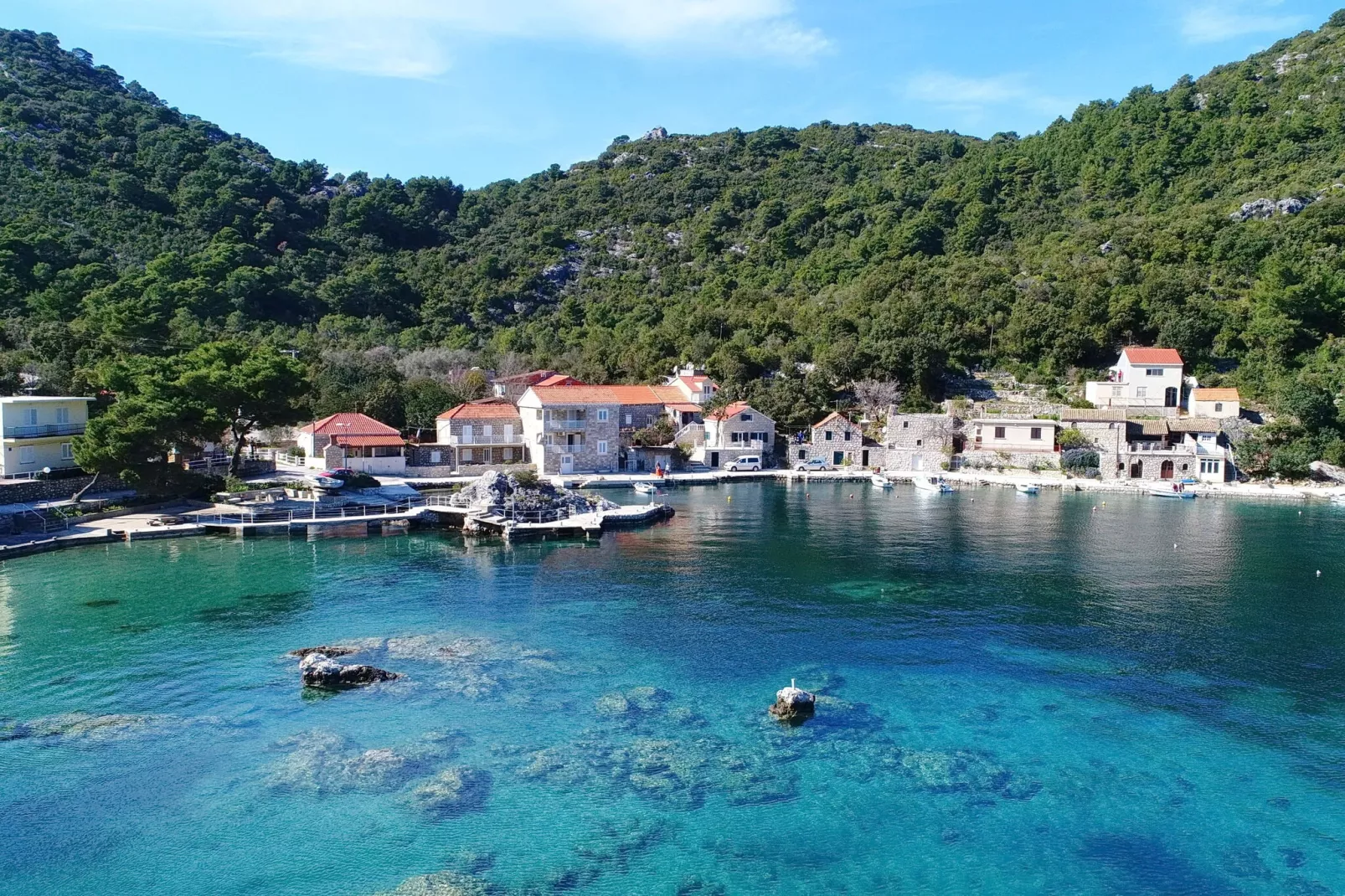 Apartment Belin Mljet - One Bedroom Apartment with Terrace and Sea View