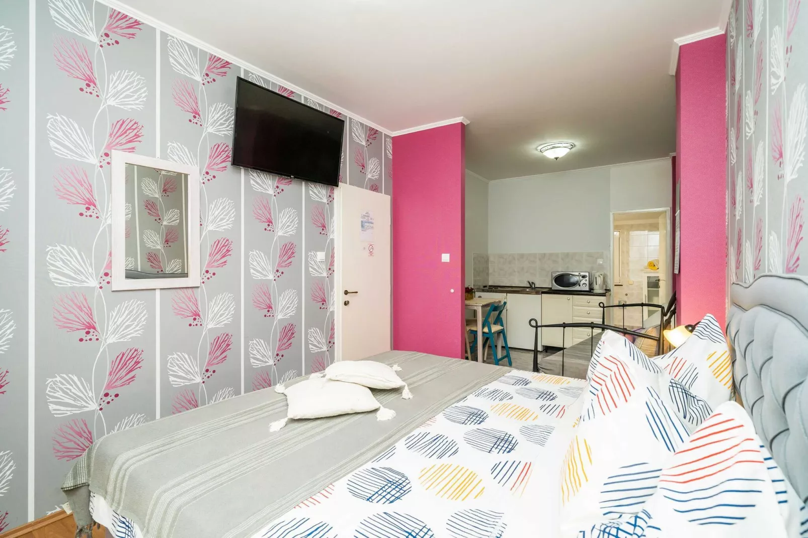 Apartment Villa Palma- Studio Apartment with Balcony and Sea View (Studio apartman 1)-Slaapkamer