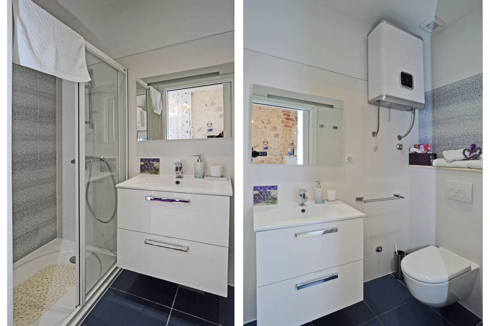 L & L Old Town Apartments - One bedroom Apartment (Lavander)-Badkamer