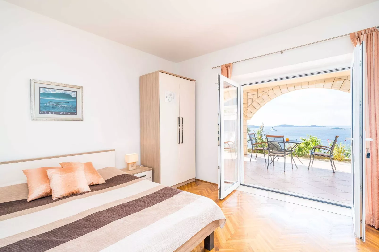 Apartments Marnic Blue Chill- Comfort Studio Apartment(S3)-Woonkamer