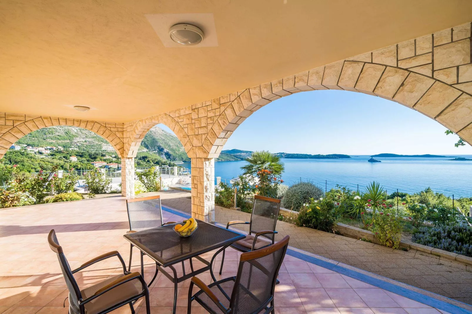 Apartments Marnic Blue Chill- Comfort Studio Apartment(S3)-Terras