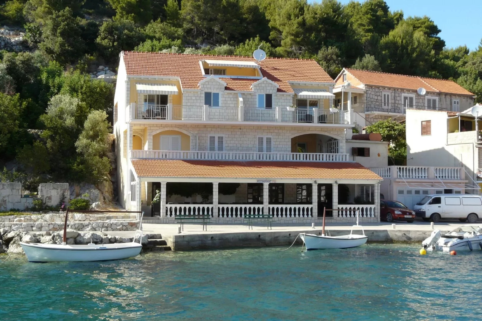 Apartments Korčula - One Bedroom Apartment with Terrace and Sea View