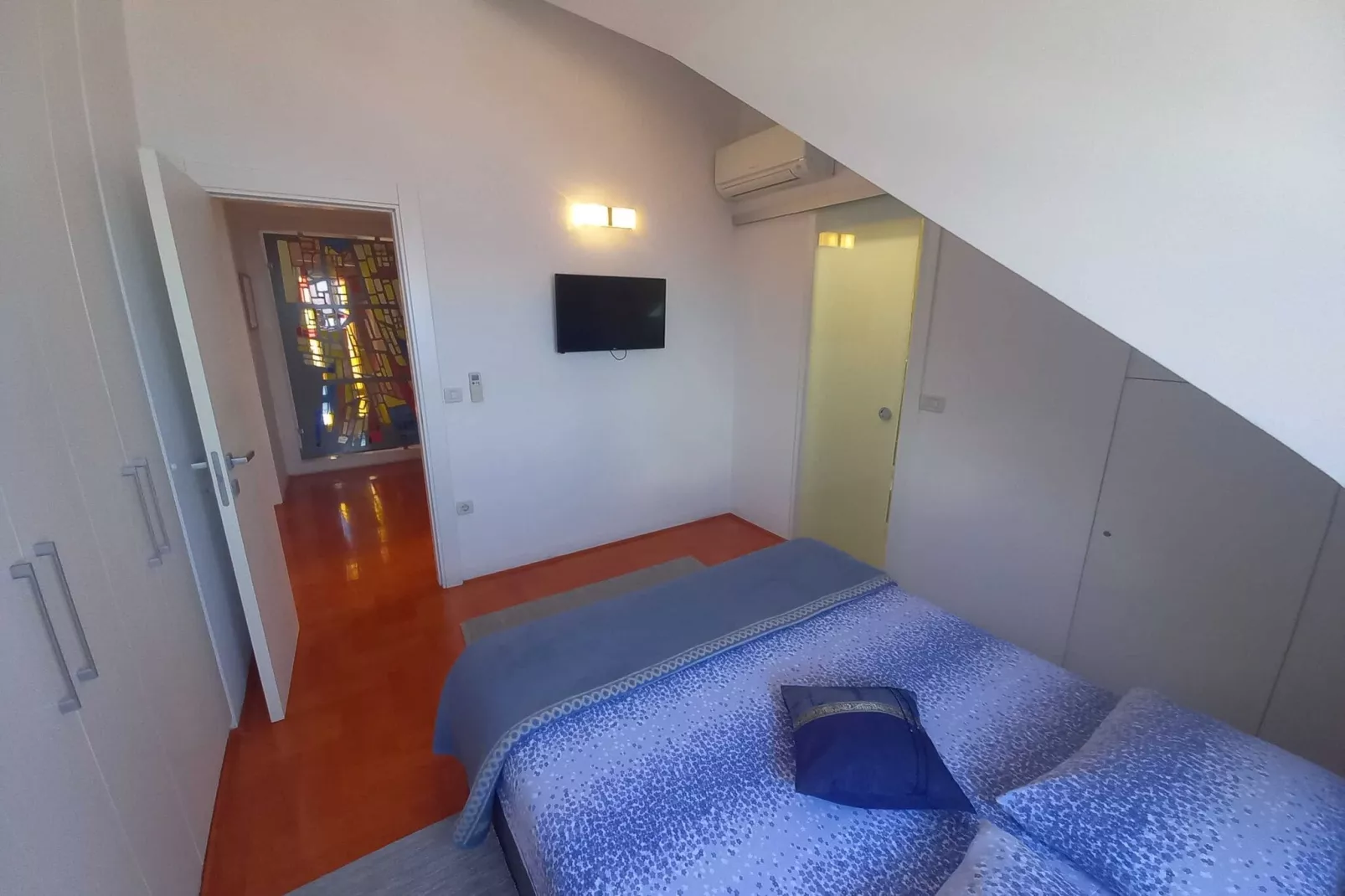 Apartment Iggy - Three Bedroom Apartment with Sea View and Terrace (A9) (ST)-Slaapkamer