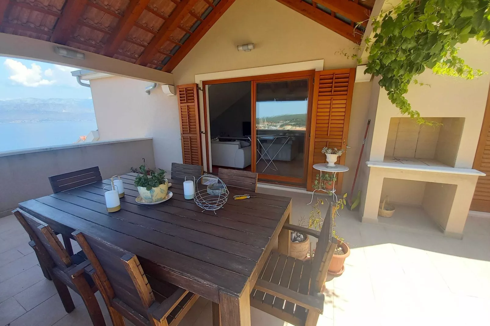 Apartment Iggy - Three Bedroom Apartment with Sea View and Terrace (A9) (ST)-Terras