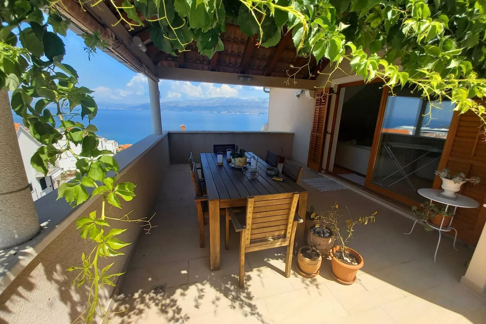 Apartment Iggy - Three Bedroom Apartment with Sea View and Terrace (A9) (ST)-Terras