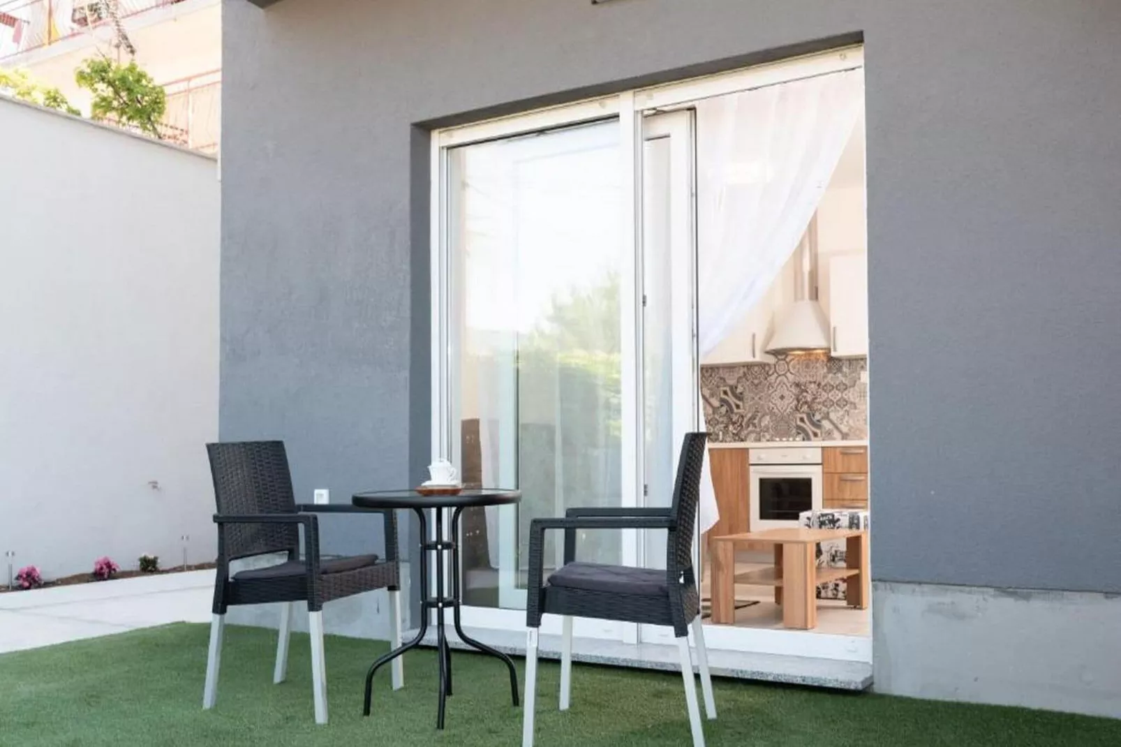 Apartments Bella Vista - One Bedroom Apartment with Terrace (Vir 1)-Buitenlucht