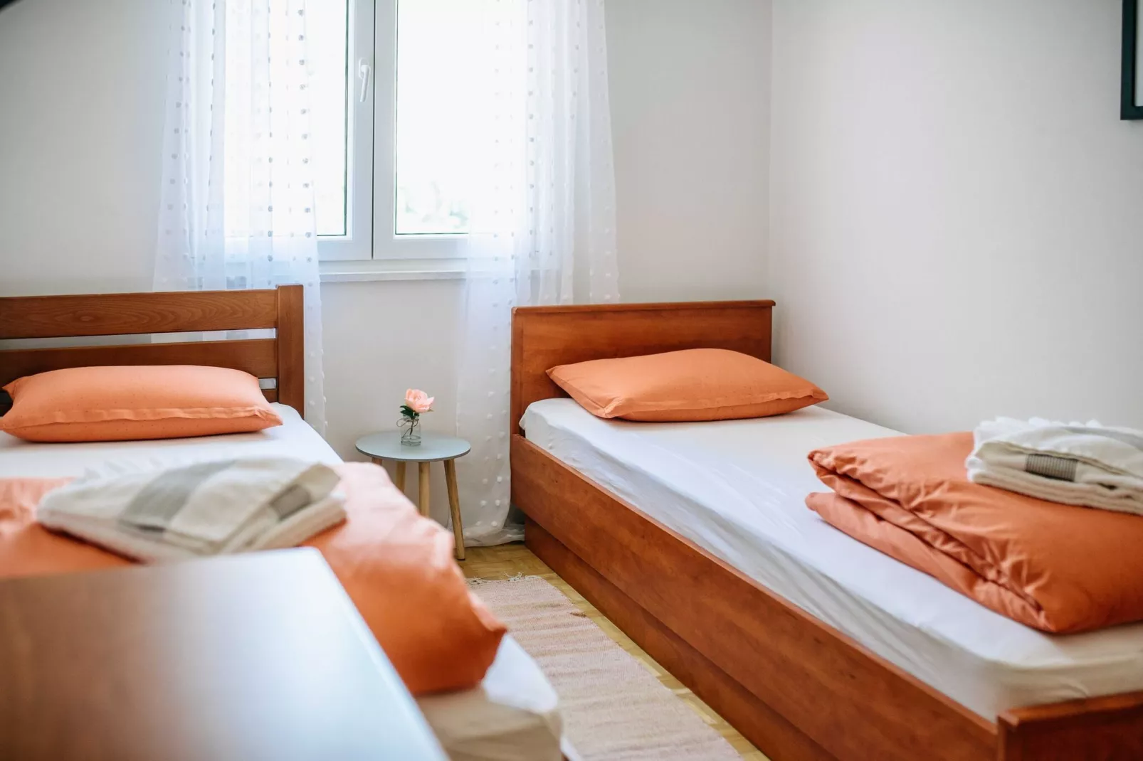 Apartment Wanda - Two Bedroom Apartment with City View-Slaapkamer