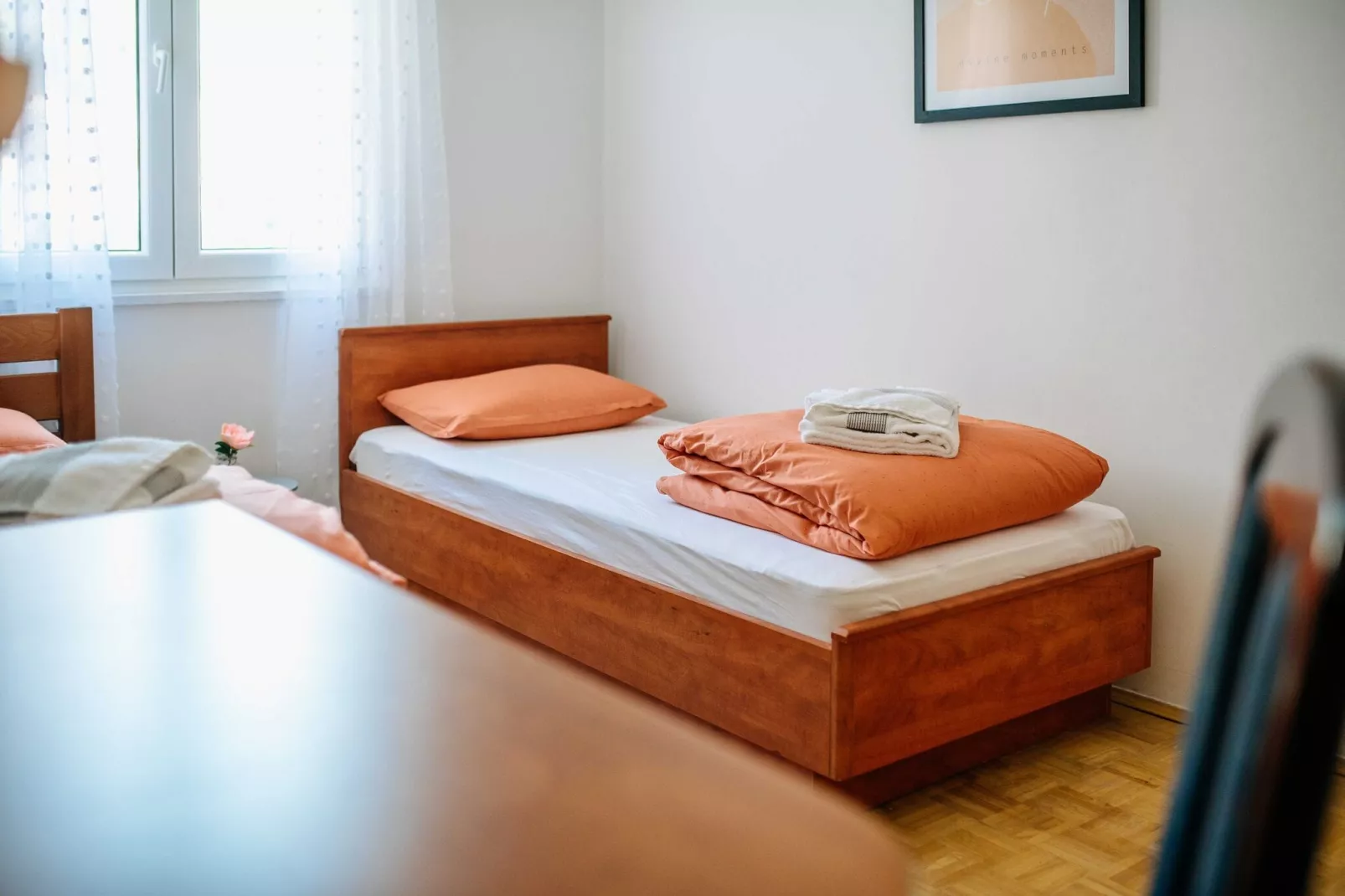 Apartment Wanda - Two Bedroom Apartment with City View-Slaapkamer