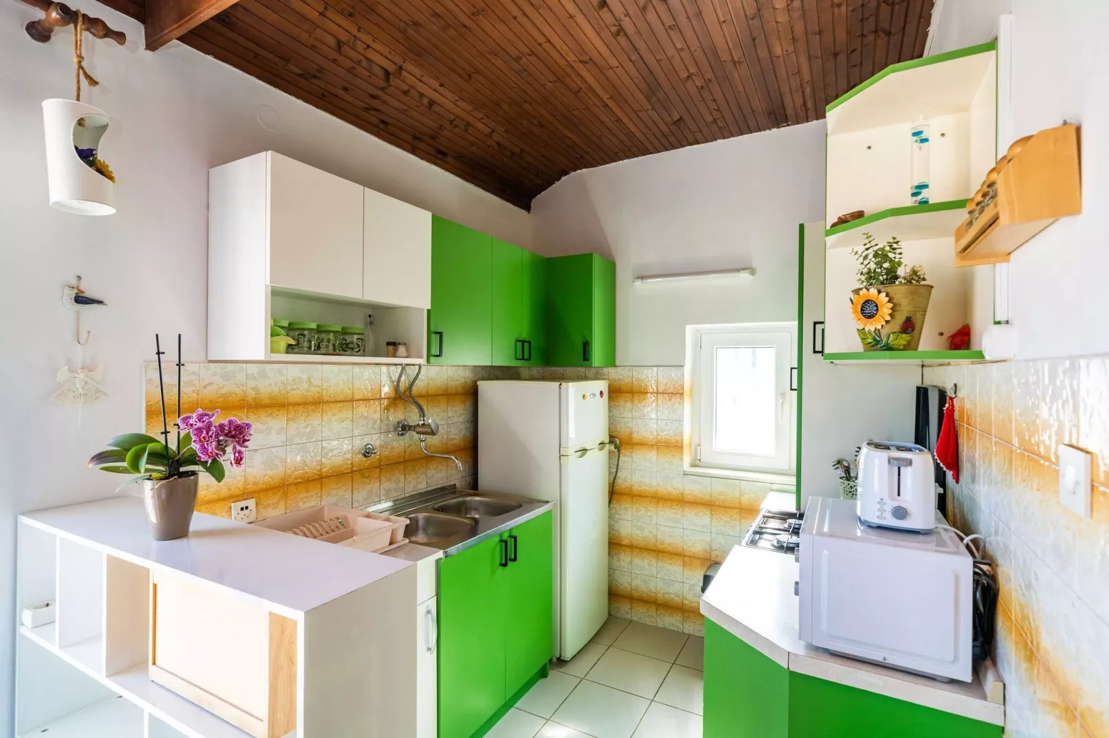 Apartment Dorica - One Bedroom Apartment with Terrace-Keuken