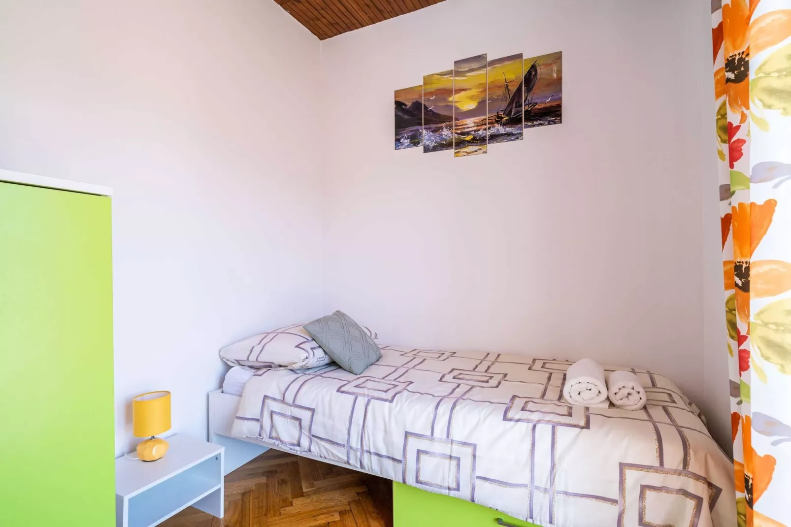 Apartment Dorica - One Bedroom Apartment with Terrace-Slaapkamer