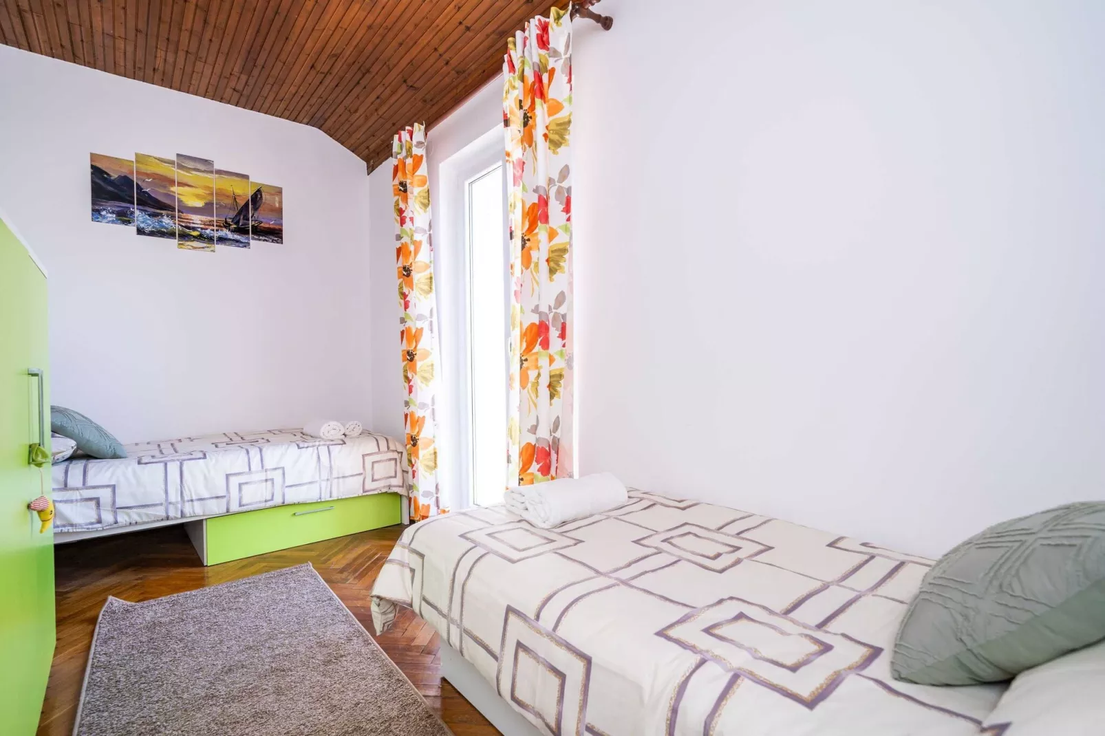 Apartment Dorica - One Bedroom Apartment with Terrace-Slaapkamer