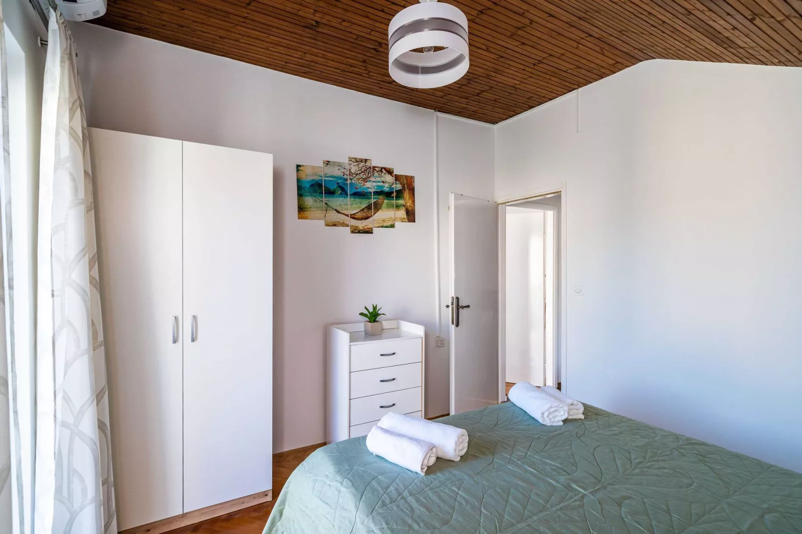 Apartment Dorica - One Bedroom Apartment with Terrace-Slaapkamer