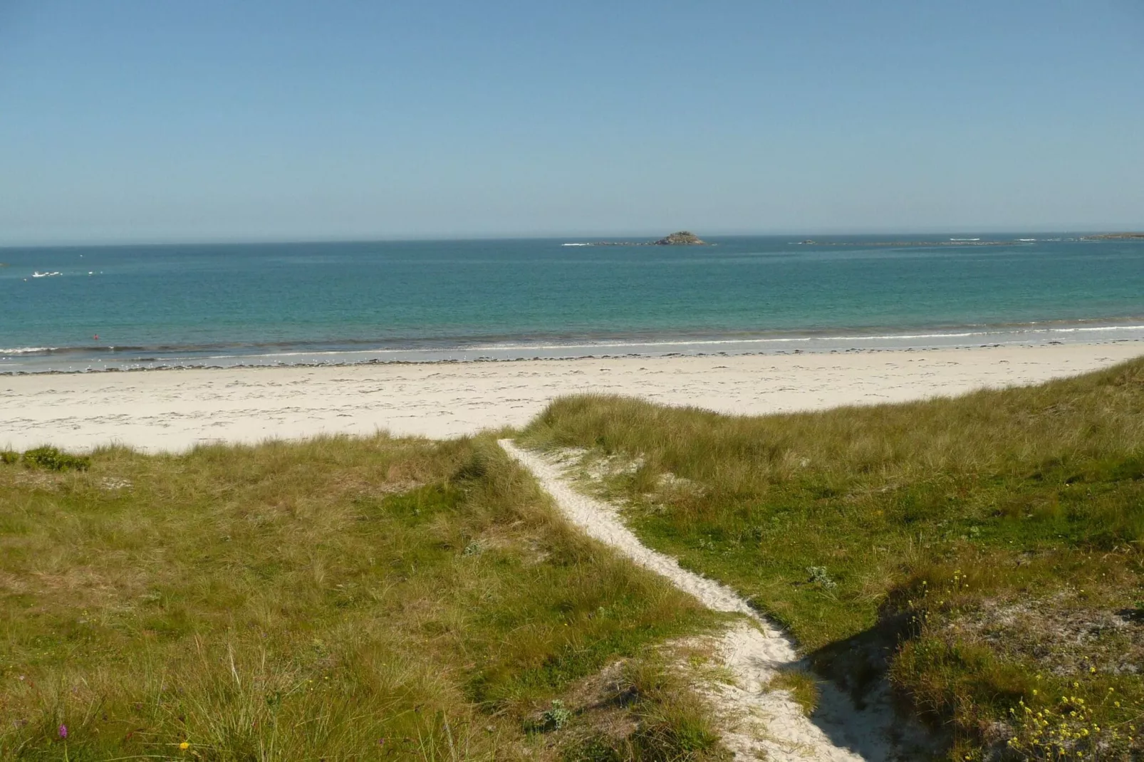 Ferienhaus nahe des Strandes Ploudalmézeau-Gebieden zomer 1km