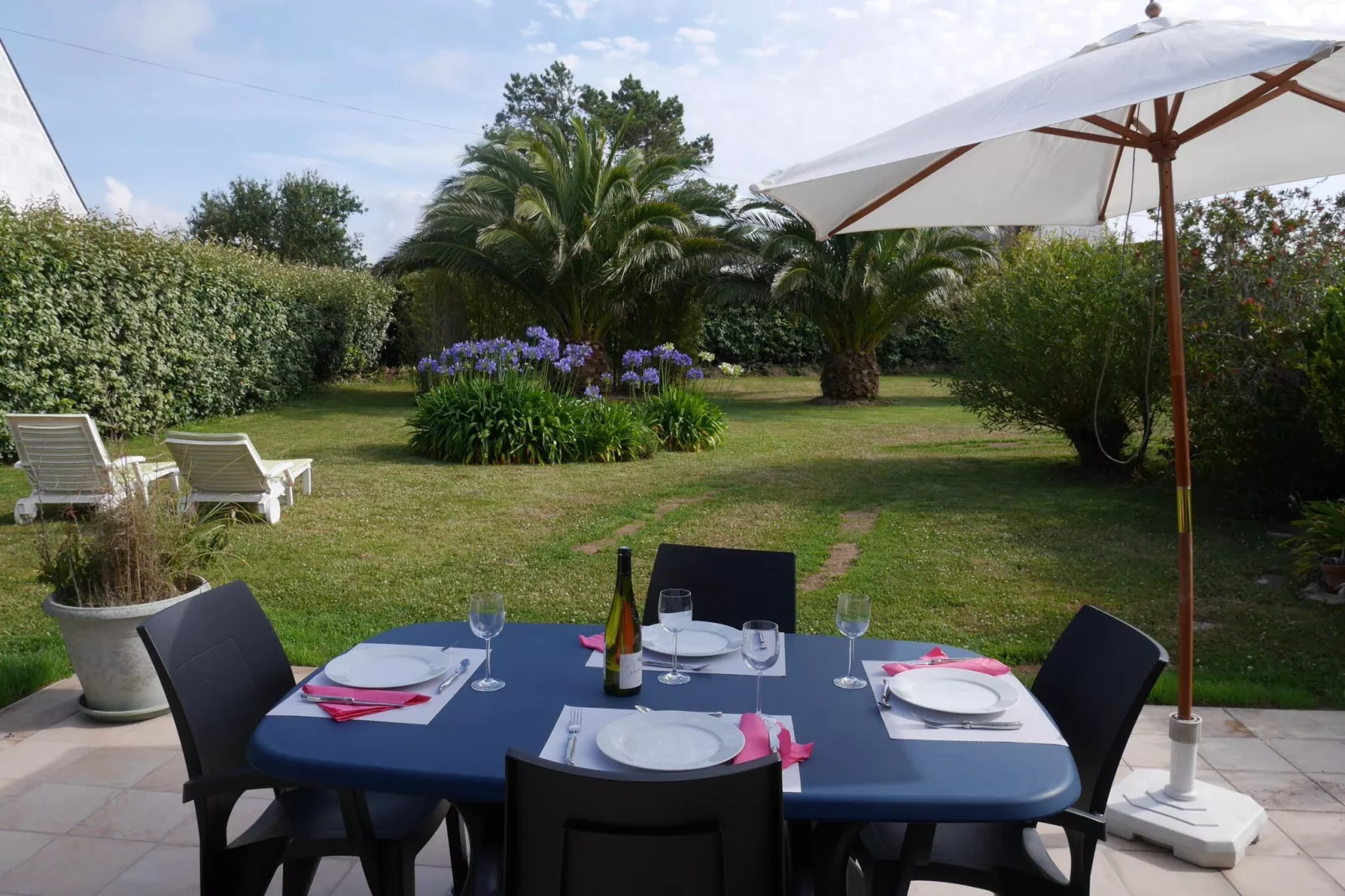 Ferienhaus Plounéour-Brignogan-Plages-Terrasbalkon