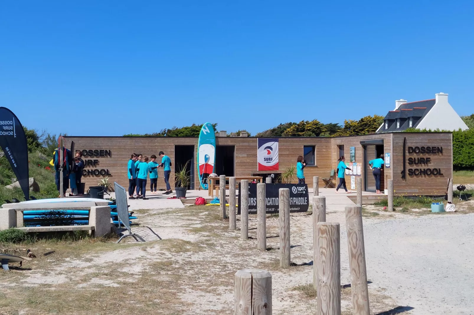 Ferienhaus in unmittelbarer Strandnähe Cléder-Gebieden zomer 5km