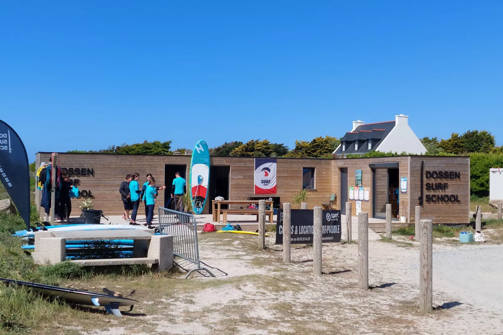 Ebenerdiges Ferienhaus in Strandnähe Santec-Gebieden zomer 5km