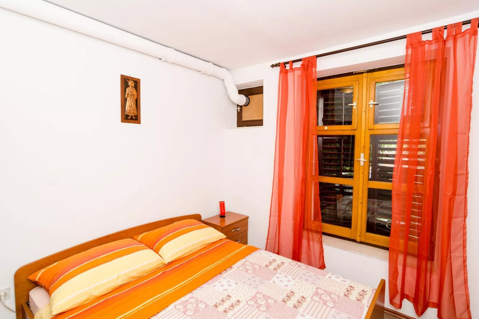Apartment Berk - One-Bedroom Apartment with Terrace-Slaapkamer