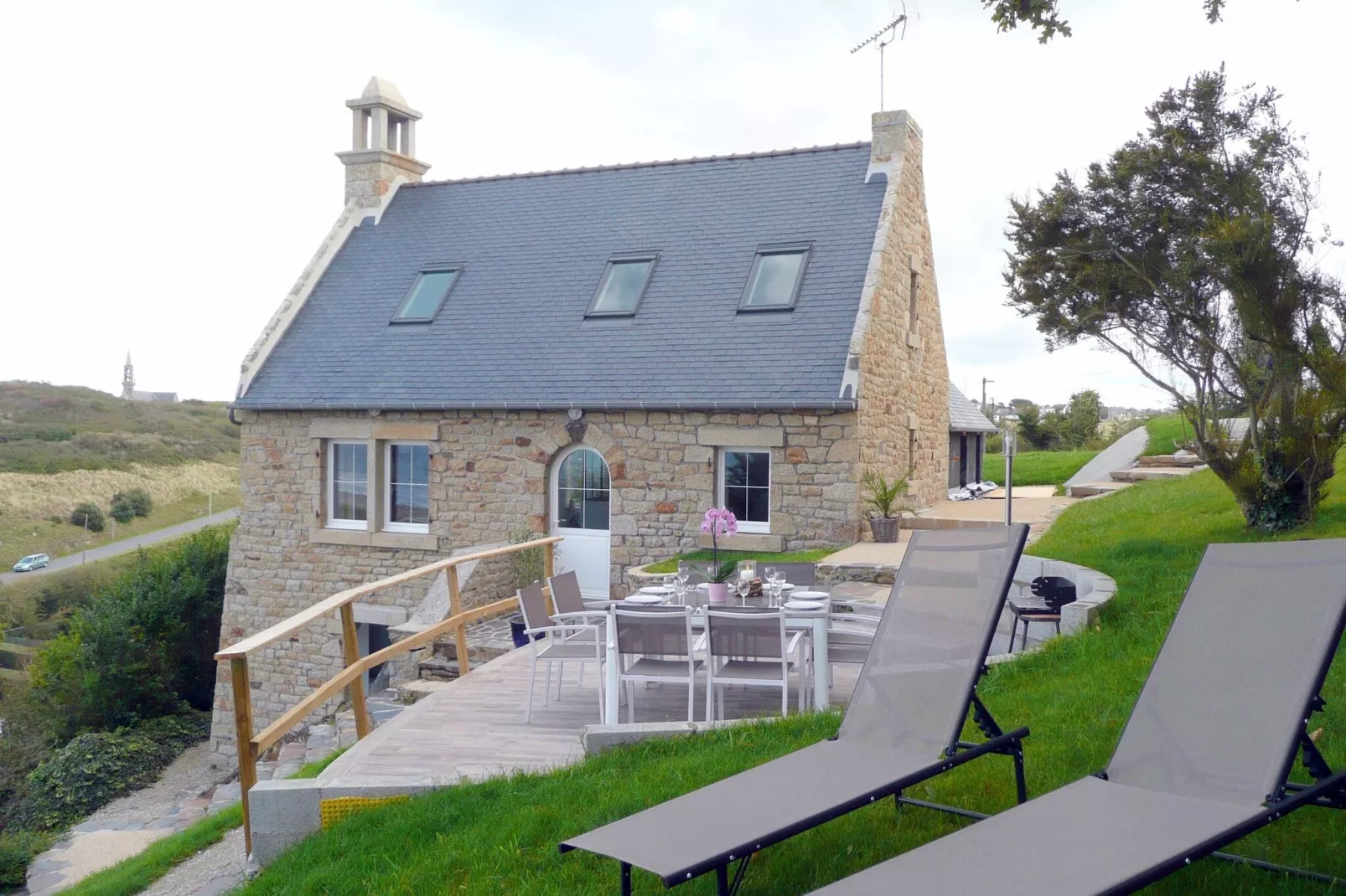 Ferienhaus mit Panorama-Meerblick Plonévez-Porzay