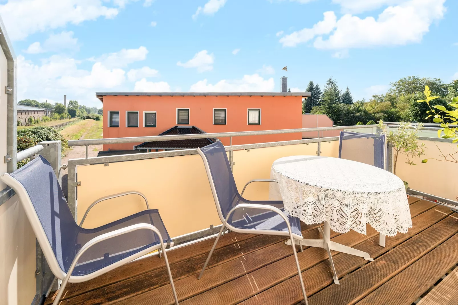 Ferienwohnung Petersberg-Terrasbalkon