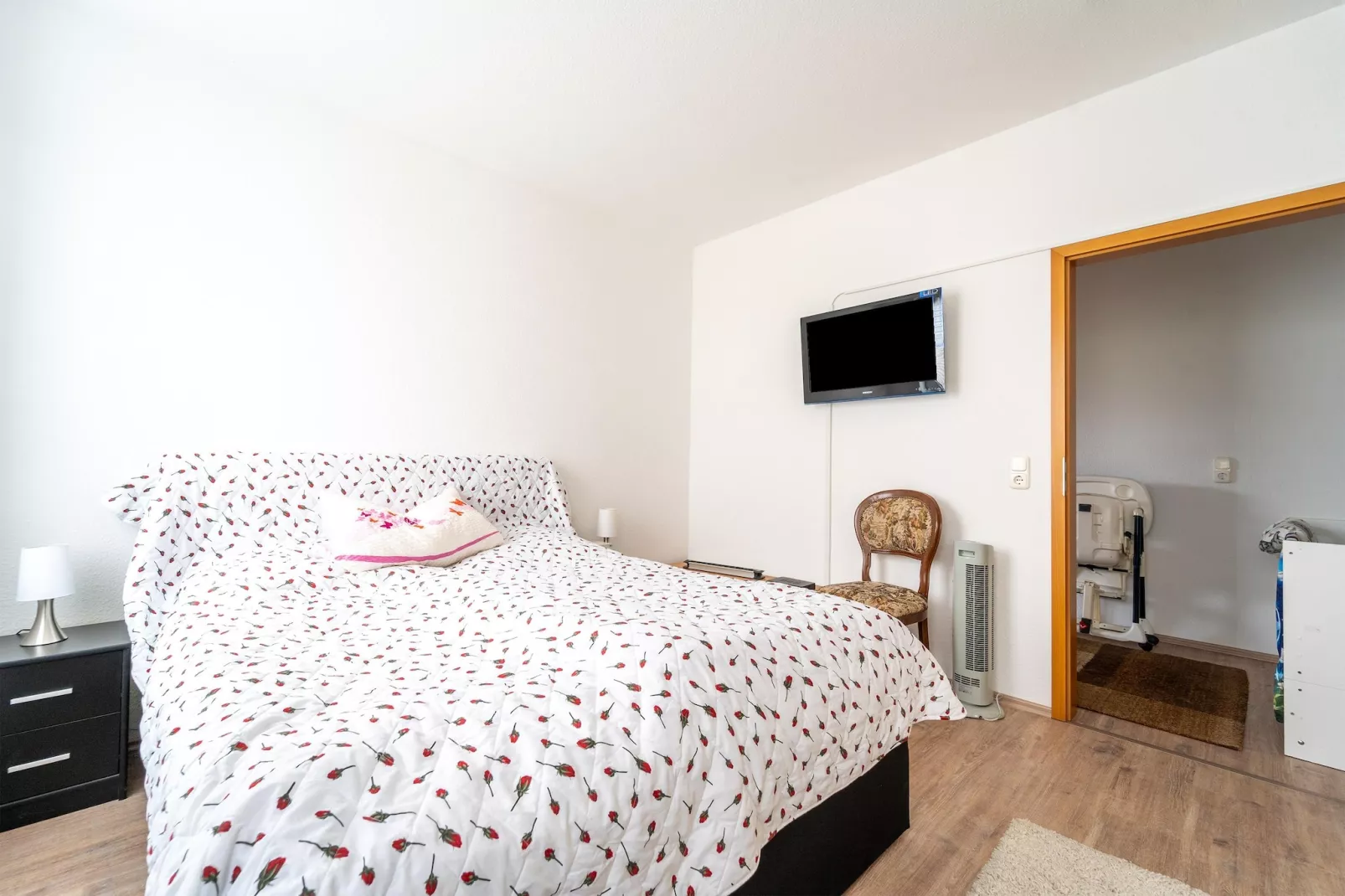 Ferienwohnung Petersberg-Slaapkamer