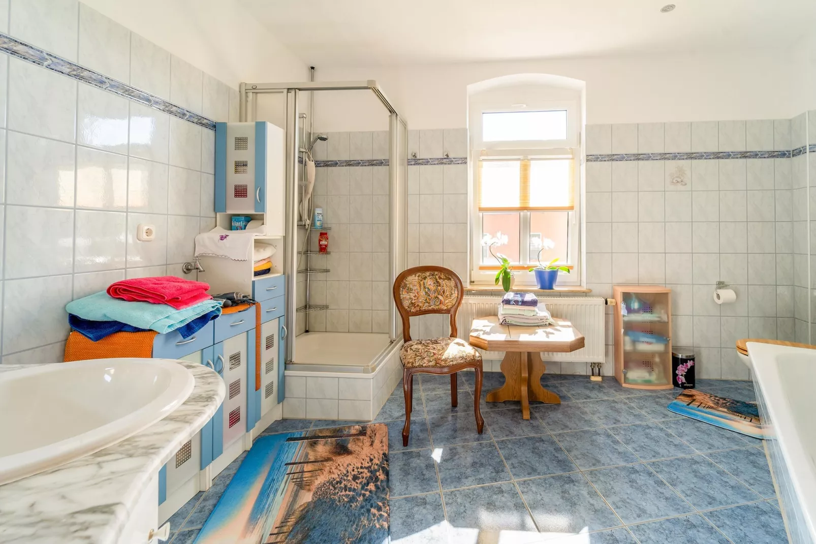 Ferienwohnung Petersberg-Badkamer