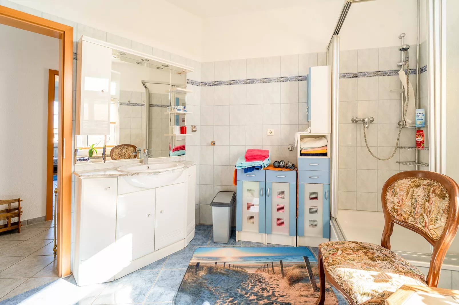 Ferienwohnung Petersberg-Badkamer