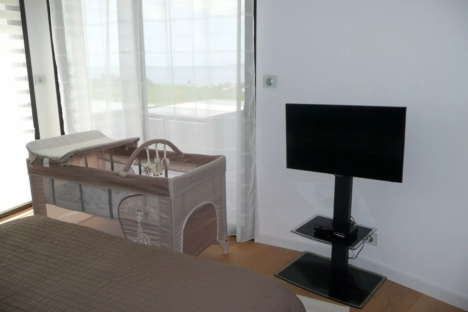 Premium-Ferienvilla mit Jacuzzi 180° Panorama-Meerblick Telgruc-sur-Mer-Slaapkamer