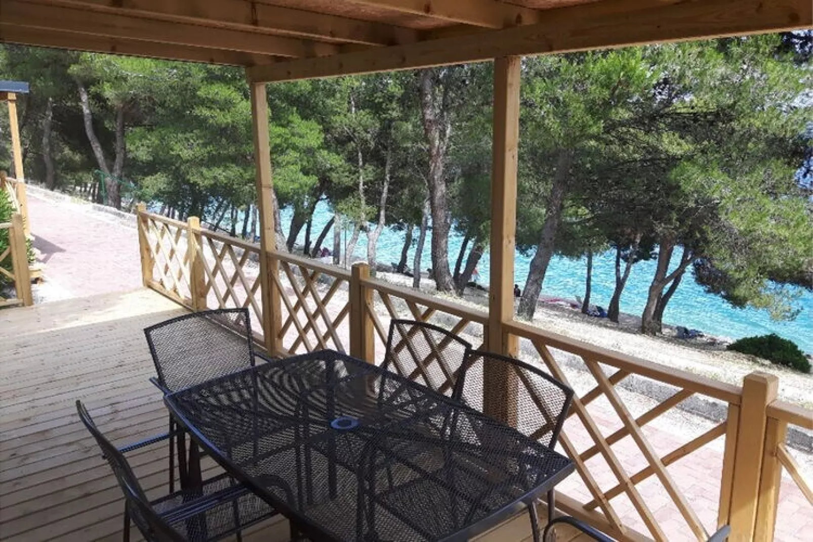 Amadria Park Camping - Seget Vranjica - Mobile Home Superior 32 qm 6 Pers-Terrasbalkon