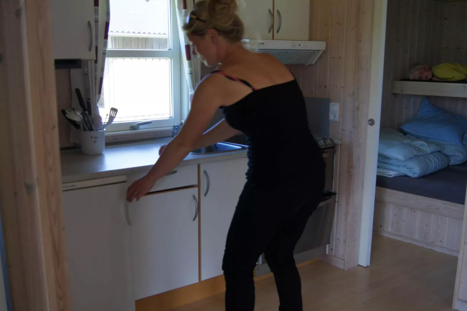 Hut in campingresort met verwarming-Binnen