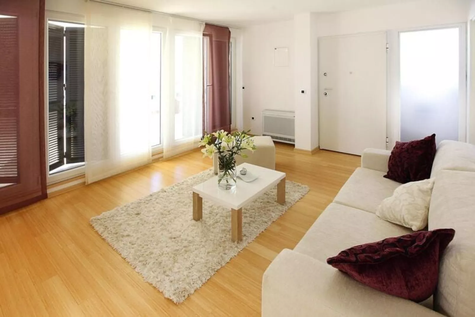 Apartments Sunnyside Petrcane - Typ C ca 55 qm für 4 Pers-Woonkamer
