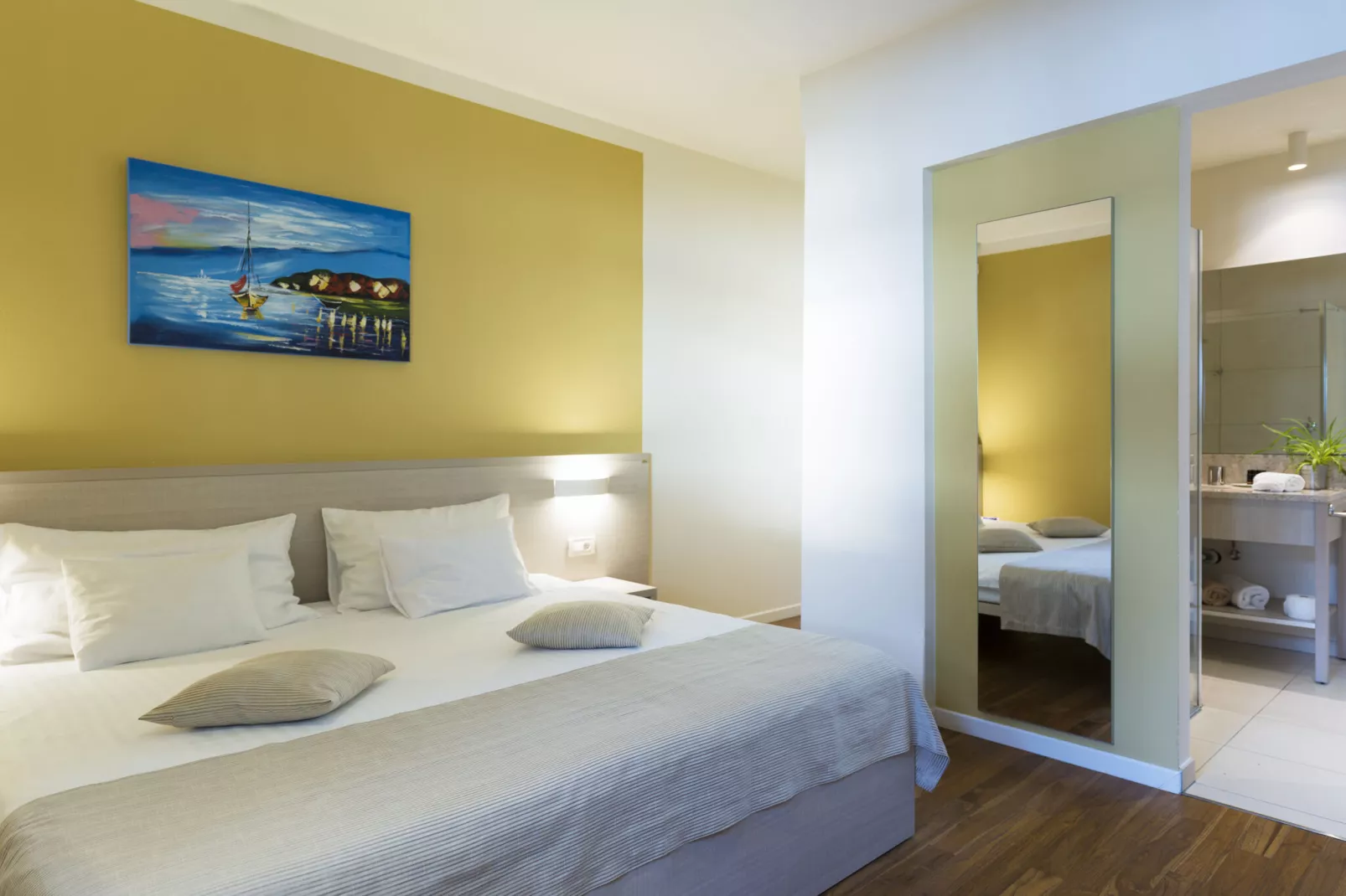 Residence Premium Crvena Luka Biograd Superior 2-bedroom-Apartment Park View 104-110 qm-Slaapkamer