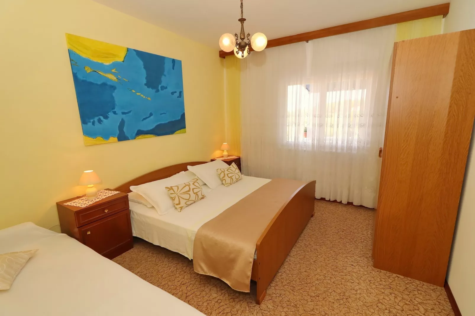 Apartments Villa Marijana - Comfort Two Bedroom Apartment with Terrace and Garden View (Marijana 2)-Slaapkamer