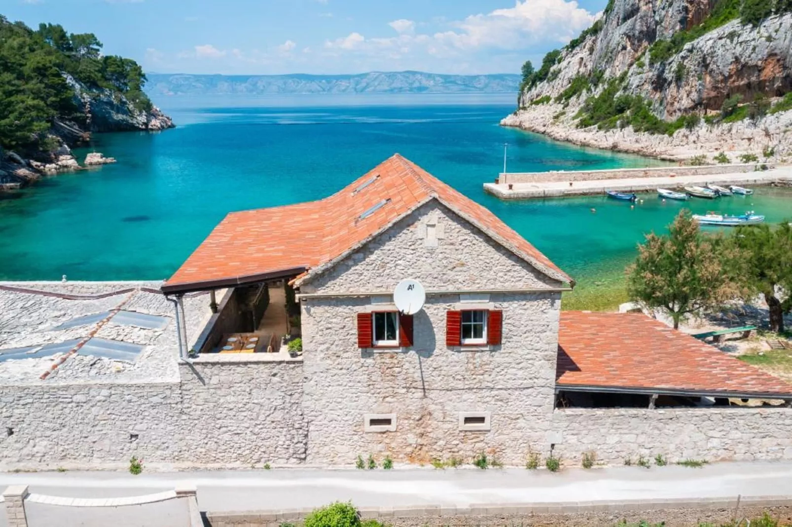 Apartments Vela Stiniva - Two Bedroom Apartment with Terrace and Sea View - A1 (67633)-Buitenlucht