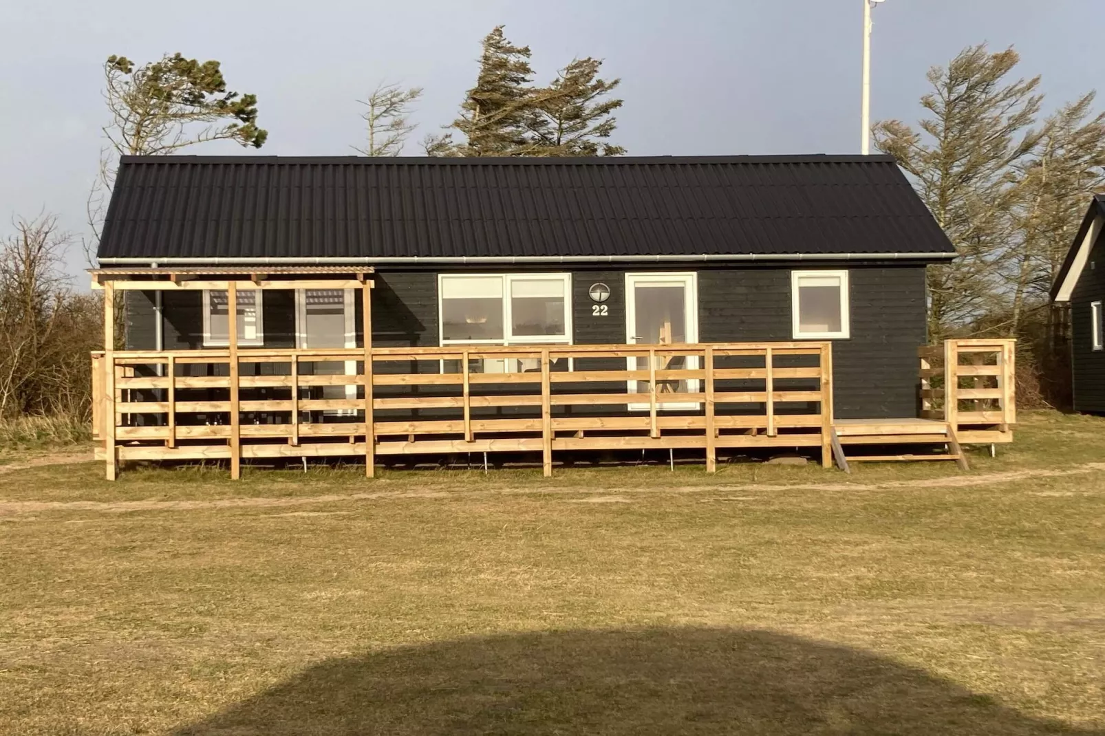 Mooie hut in campingresort-Buitenlucht