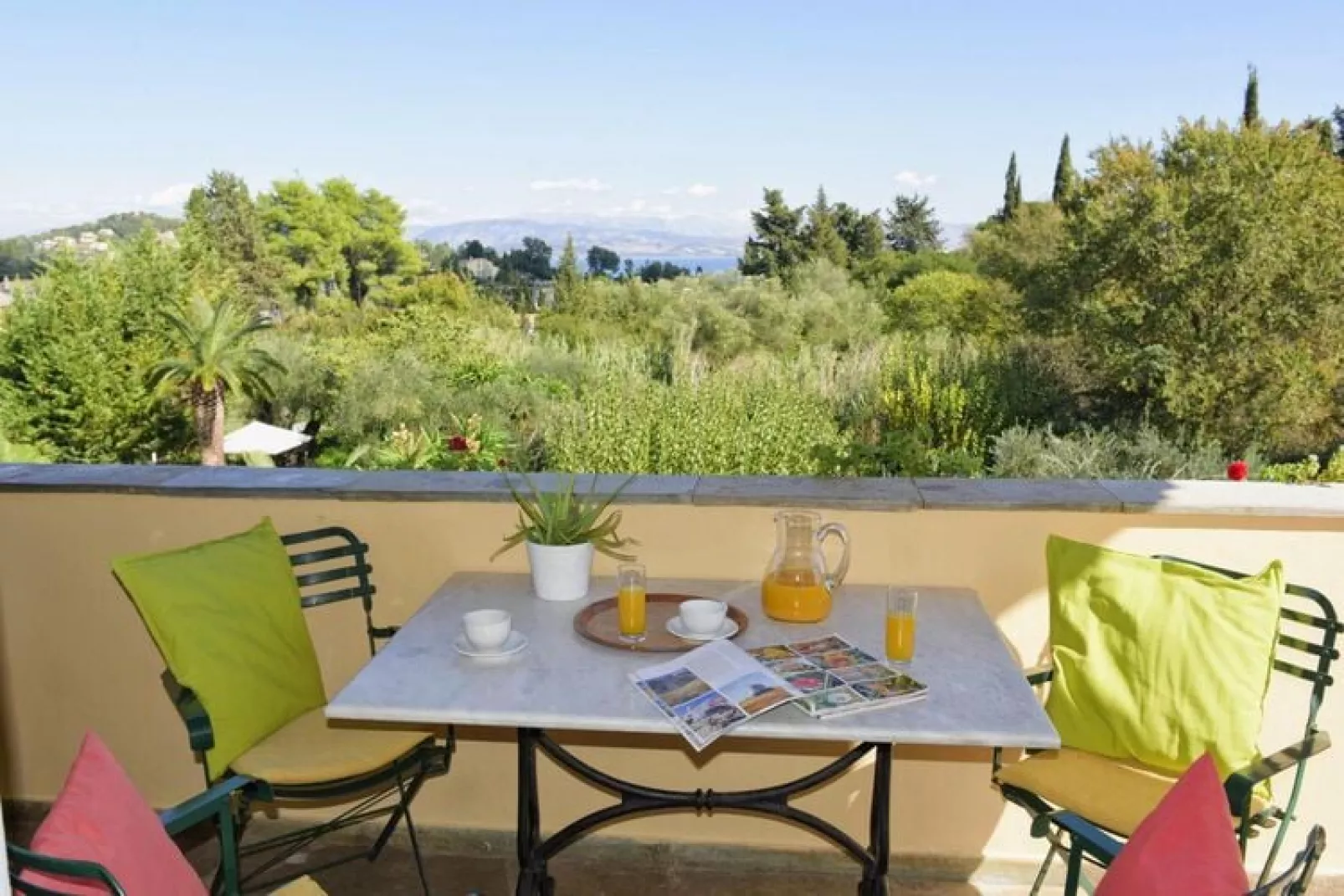 Apartments Isabella Country House, Gouvia-2 bedroom apartment with kitchen room-Terras