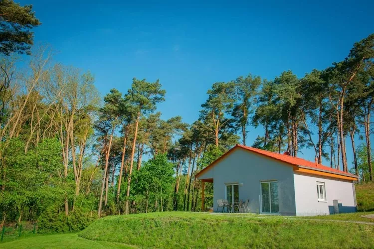 Bungalow am Storkower See-Buitenkant zomer