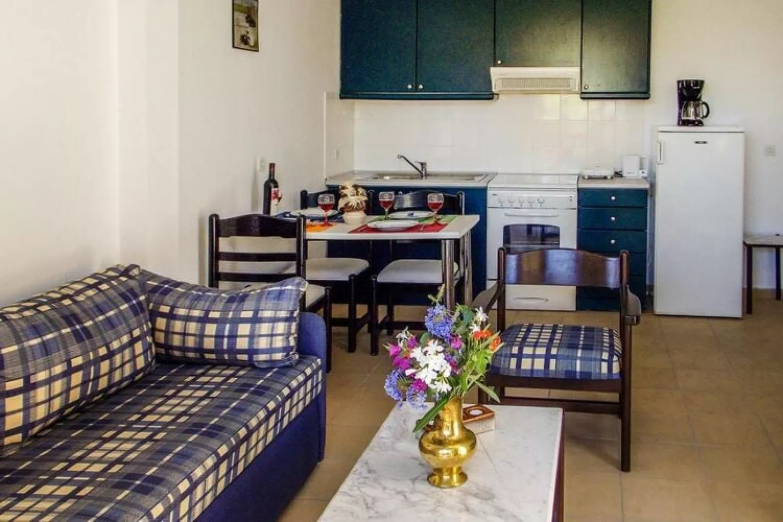 Apartments Manto, Barbati-2-bedroom-apartment, upper floor-Keuken