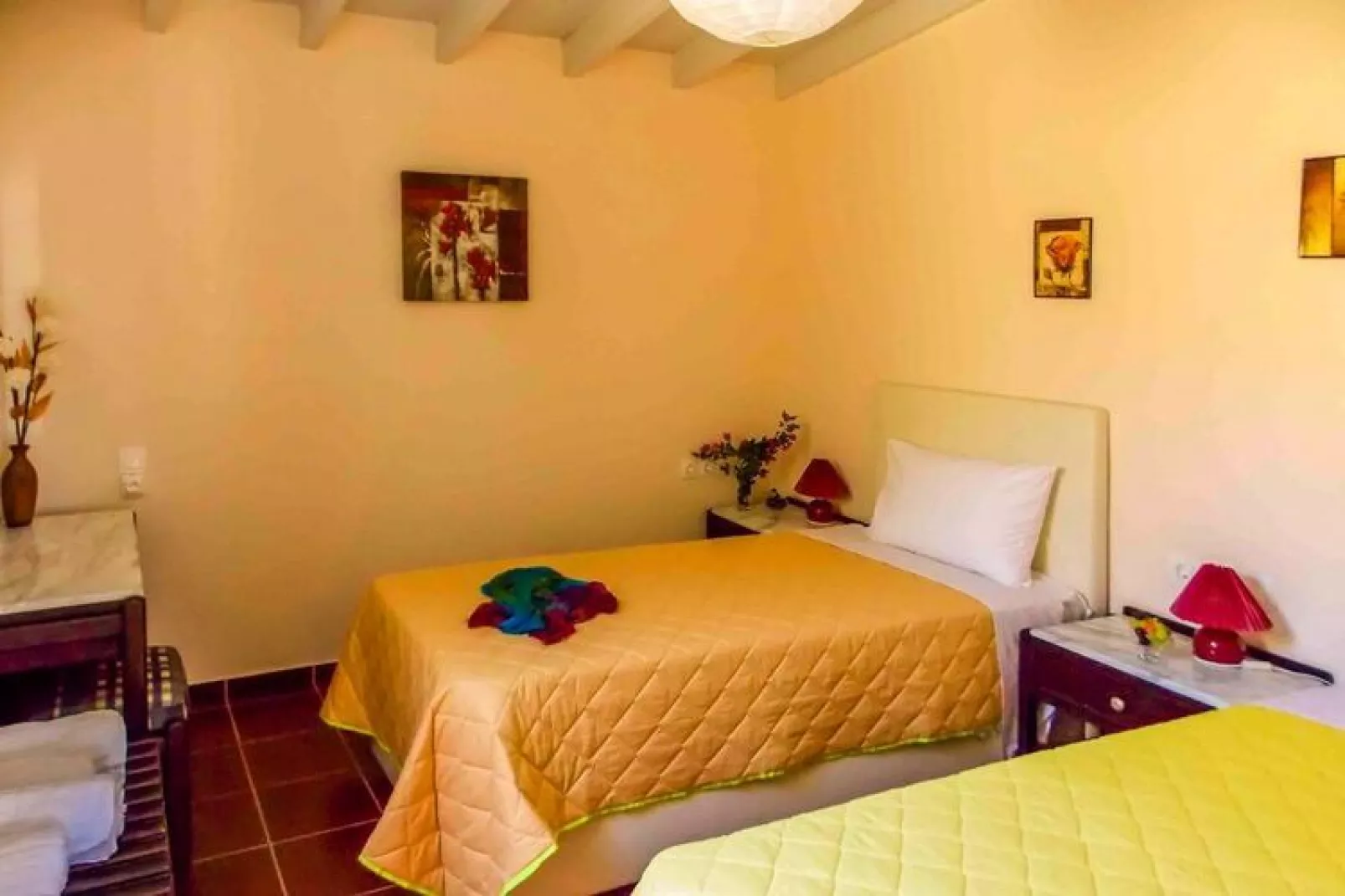 Apartments Manto, Barbati-Studio, ground floor-Slaapkamer