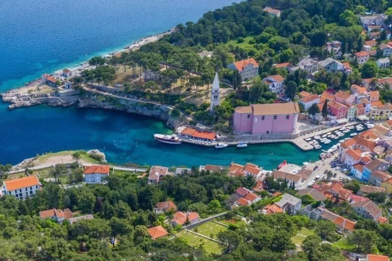 Apartments Punta, Veli Losinj-A2 (2+2), ca. 45 qm, für 4 Pers.-Gebieden zomer 1km