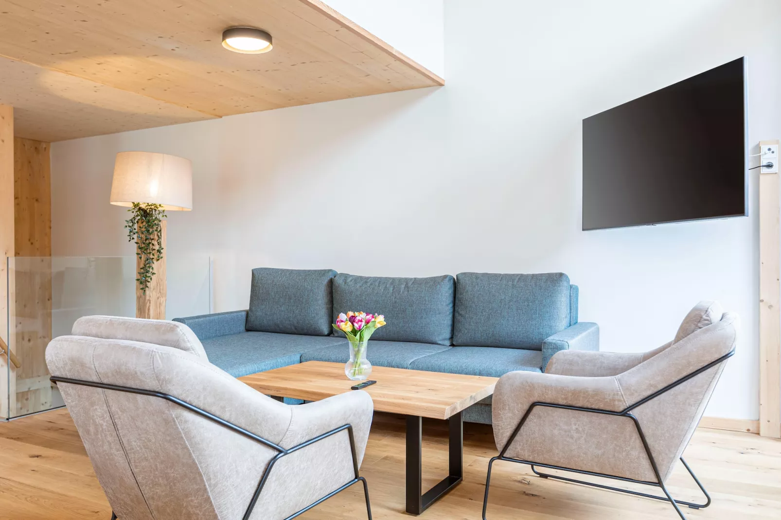 Kreischberg Pool Villen 3b-Woonkamer