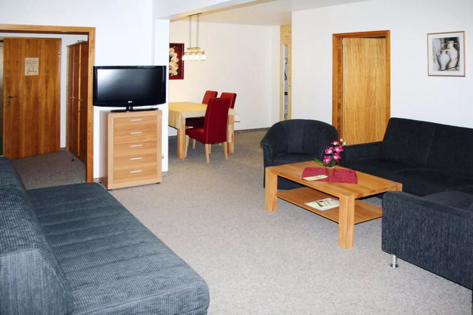 Appartementen Chiemgau, Inzell-Woonkamer